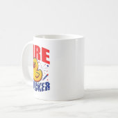 Mug Duck Firequacker Patriotique Funny Independence 4è (Devant gauche)