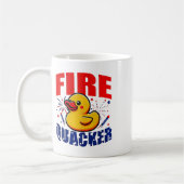 Mug Duck Firequacker Patriotique Funny Independence 4è (Gauche)