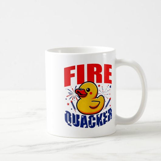 Mug Duck Firequacker Patriotique Funny Independence 4è (Droite)