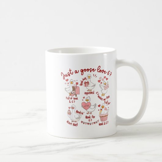 Mug Duck Love 67 Goose Valentine Lover Funny Valentine (Droite)