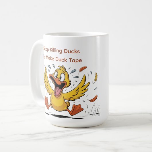 Mug duck tape sarcasm (Devant gauche)