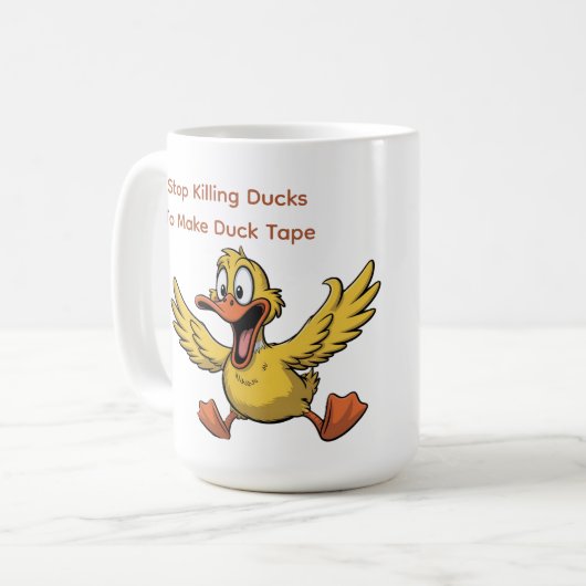 Mug duck tape sarcasm (Devant gauche)