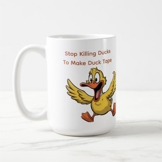 Mug duck tape sarcasm (Gauche)