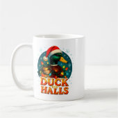 Mug Duck The Halls Funny Christmas Lights Hunting Seas (Gauche)