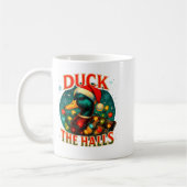 Mug Duck The Halls Funny Christmas Lights Hunting Seas (Gauche)