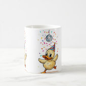 Mug Duckkking Dancing Under Disco Ball with Confetti (Centre)