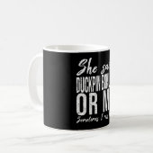Mug Duckpin bowling drôle idée cadeau (Devant gauche)