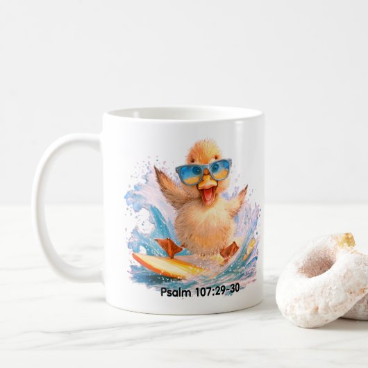 Mug Ducky partageant la Parole (Avec donut)