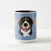 Mug Dudley Labrador Et Bernese Mountain Dog (Centre)