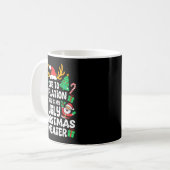 Mug Due To Inflation Ugly Christmas Sweater Xmas Men W (Devant gauche)