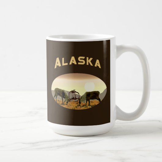 Mug Duel de caribous - Canada (Droite)
