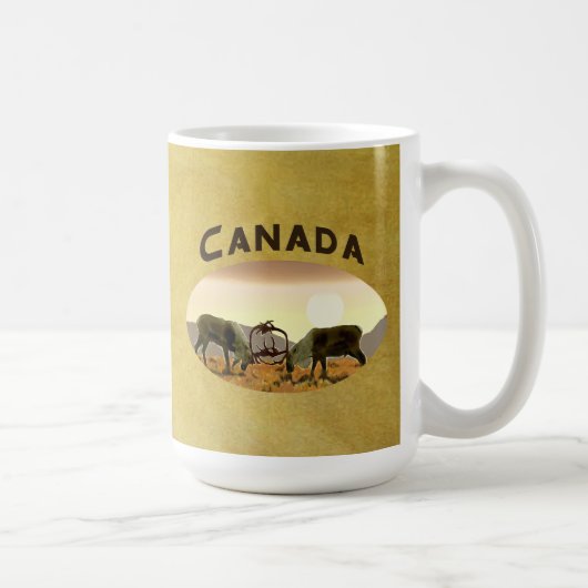 Mug Duel de caribous - Canada (Droite)