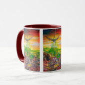 MUG DUEL MAGIQUE ENTRE BRADAMANT ET NEGROMANCER (Devant gauche)