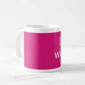 Mug Duh magenta de gain (Devant gauche)