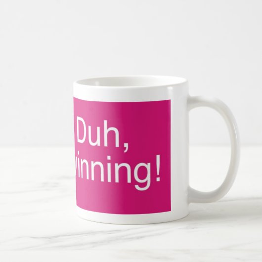 Mug Duh magenta de gain (Droite)