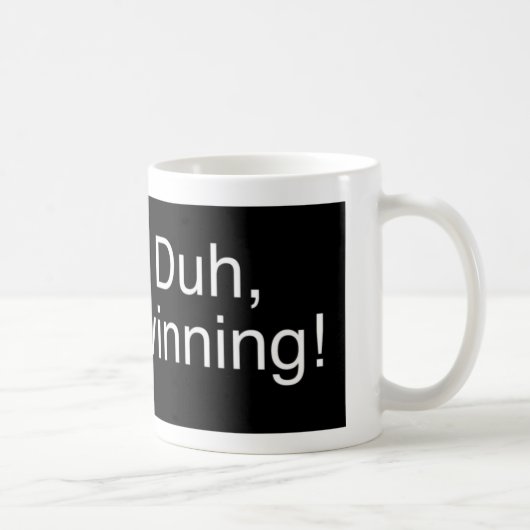 Mug Duh noir de gain (Droite)