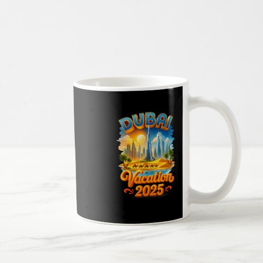 Mug Dui Vacation Skyline Sunset Desert And Camel Adven (Droite)