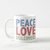 Mug Dulcimers d'amour de paix (Gauche)