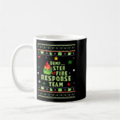 Mug Dumpster Fire Resnse Team Chaos Ugly Sweater Cute  (Gauche)