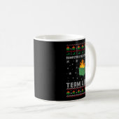 Mug Dumpster Fire Resnse Team Ugly Christmas Sweaters (Devant droit)
