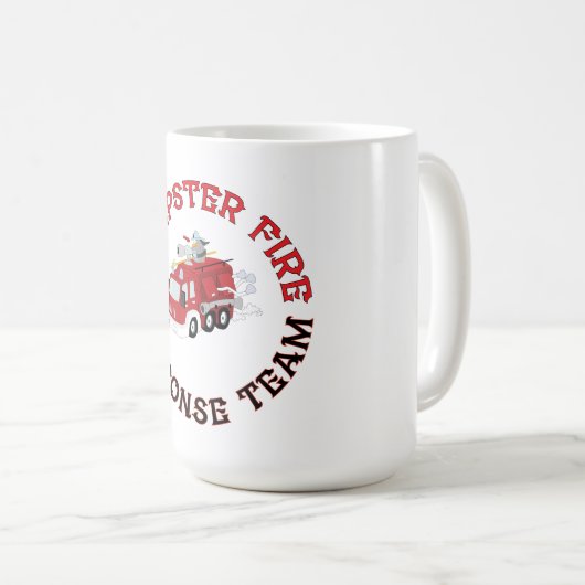 Mug Dumpster Fire Response Team (Devant droit)