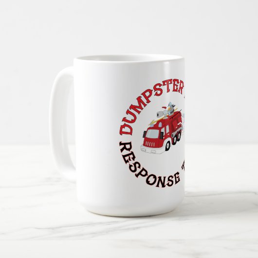 Mug Dumpster Fire Response Team (Devant gauche)