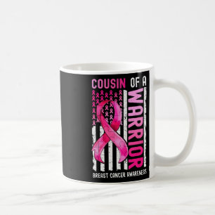 Mug D'Un Guerrier Cancer Du Sein Usa Drapeau Sensibili