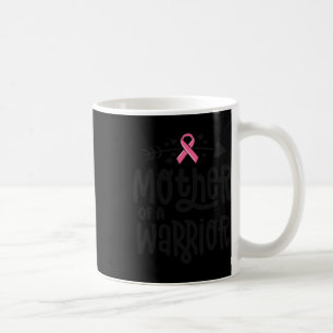 Mug D'une famille de guerrier Ruban rose du cancer du