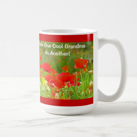 Mug D'une grand-mère Cool à une autre ! Cadeaux de caf (Droite)