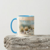 Mug Dunes Côtières Pastel à l'Aquarelle