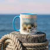 Mug Dunes Côtières Pastel à l'Aquarelle