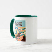 Mug Dunes de l'ours dormant Michigan (Devant gauche)