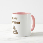 Mug Dunette mignonne drôle Emoji de partie de joyeux (Devant droit)