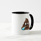 Mug Dunette triste Emoji de larme (Devant droit)