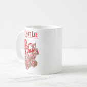 Mug Dungeons & Dragons Les dés rouges ne mentent pas  (Devant gauche)