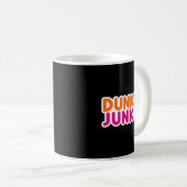 Mug Dunkie Junkie - Drôle Lover de café cadeau Pullove (Devant droit)