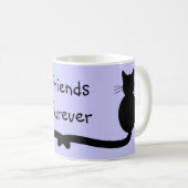 Mug Duo de chat noir - amis Furever (Devant droit)