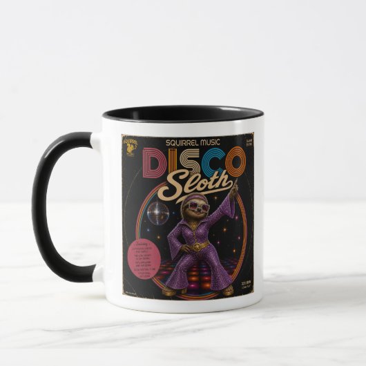 Mug Duo de paresseux disco (Gauche)