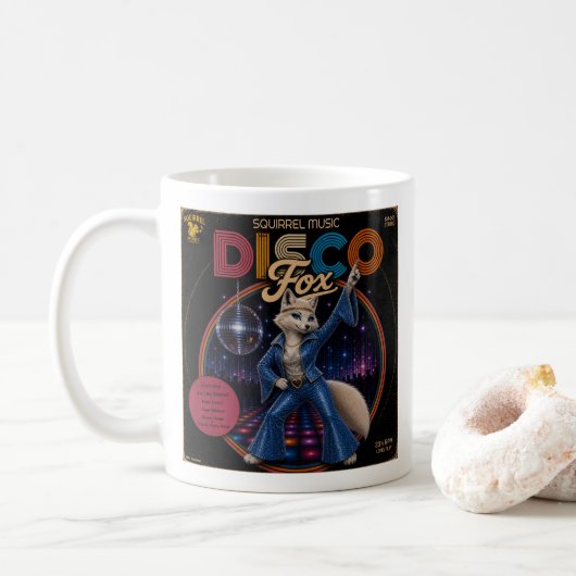 Mug Duo Disco Fox (Avec donut)