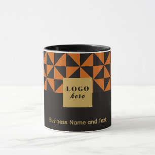 Mug Duo noir et orange brûlé - Journal d'affaires