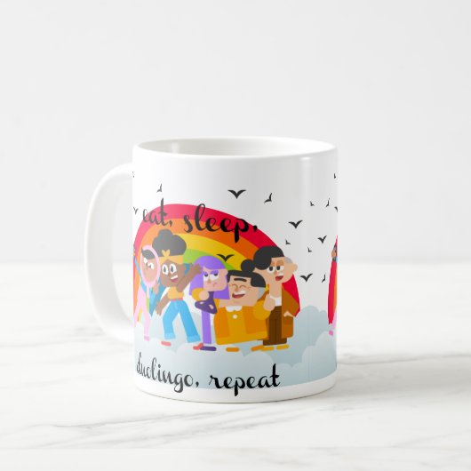 Mug duolingo (Devant gauche)