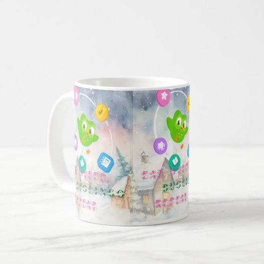 Mug duolingo (Devant gauche)