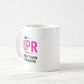 Mug Dupr plus haut que ton opinion _ drôle pickleball (Devant gauche)
