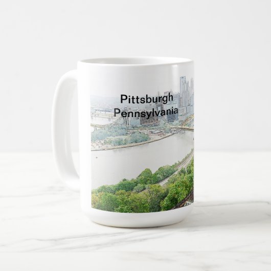 Mug Duquesne Incline à Pittsburgh en Pennsylvanie (Devant gauche)