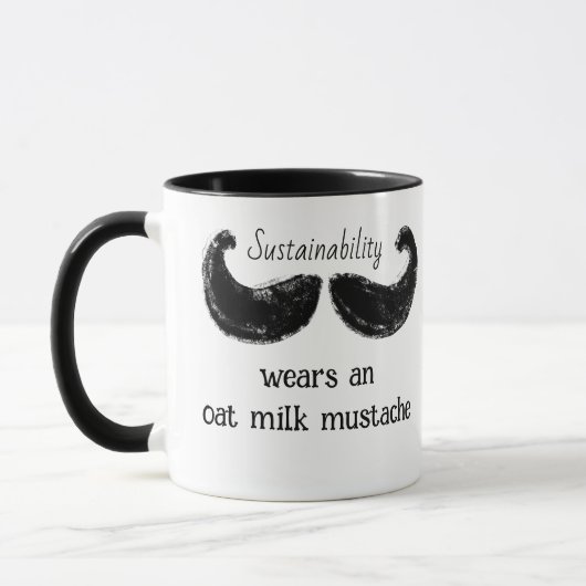 Mug Durabilité Porte Un Lait D'avoine Moustache (Gauche)