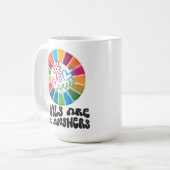 Mug Durable : Objectifs, grâce et vie verte (Devant gauche)