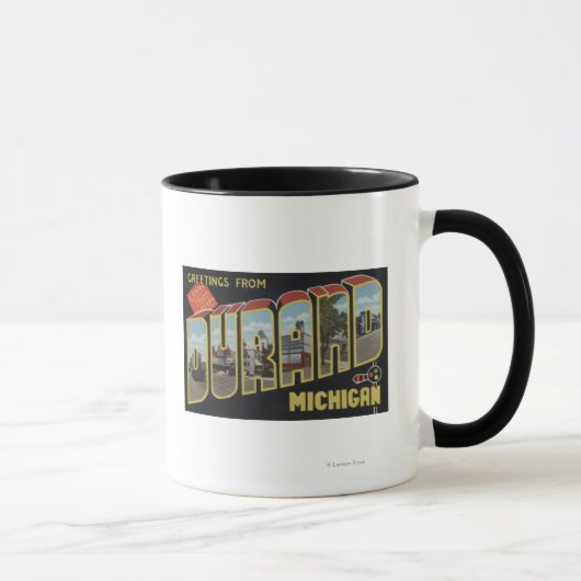 Mug Durand, Michigan - Scènes de grandes lettres (Droite)