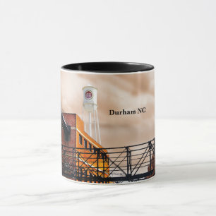 Mug Durham Caroline du Nord Photo de la tour Lucky Str