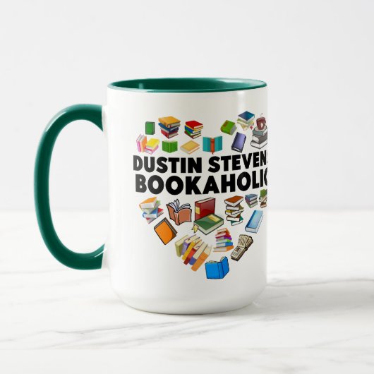 Mug Dustin Stevens Bookaholic (Gauche)