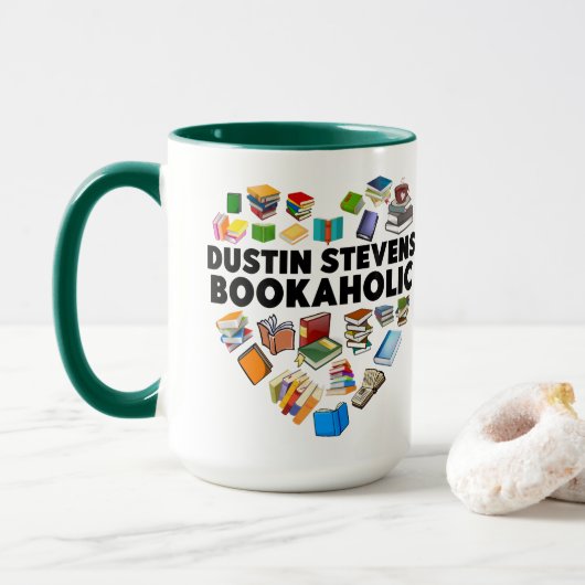 Mug Dustin Stevens Bookaholic (Avec donut)